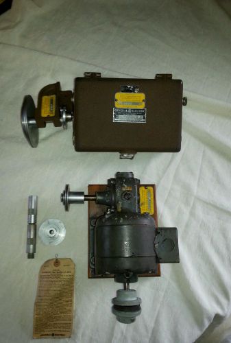 Ww2 Oscilliograph continuous drive film holder .ge motor kh 1/20hp plancor