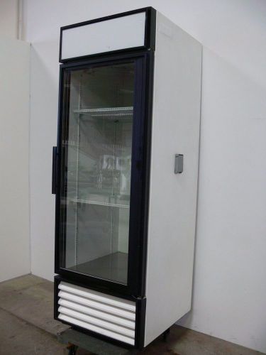 True gdm-23 single glass door deli style refrigerator, lab laboratory, vwr! for sale
