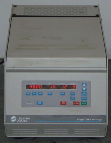 BECKMAN COULTER ALLEGRA 21R REFRIGERATED CENTRIFUGE WITH  S4180 ROTOR