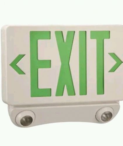 Monument Combination Green LED Light Exit Sign 617136