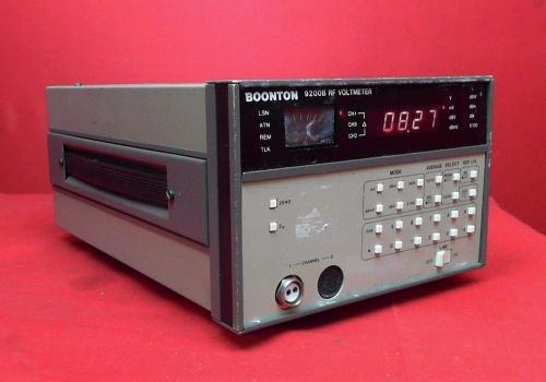 BOONTON 9200B DIGITAL RF VOLTMETER - MILLIVOLTMETER 10Hz-2.5GHz - POWERED UP! -