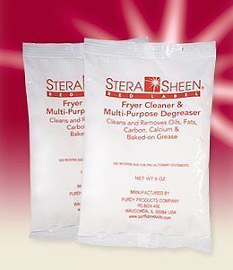 Stera-sheen Red Label French Fryer &amp; Filter Cleaner 24/6 Oz Packages