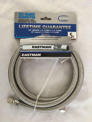 Eastman Steel-Flex 5 Foot Ice Maker Connector