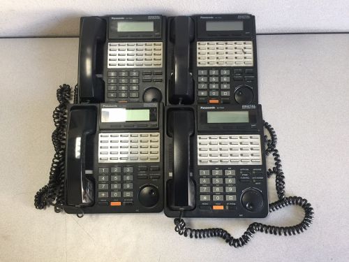 Lot of 4 Panasonic KX-T7433-B Digital Super Hybrid Phones