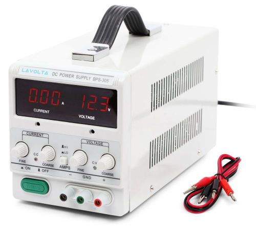 Lavolta bps305 variable linear dc power supply 0 - 30v / 0 - 5a - regulated a... for sale