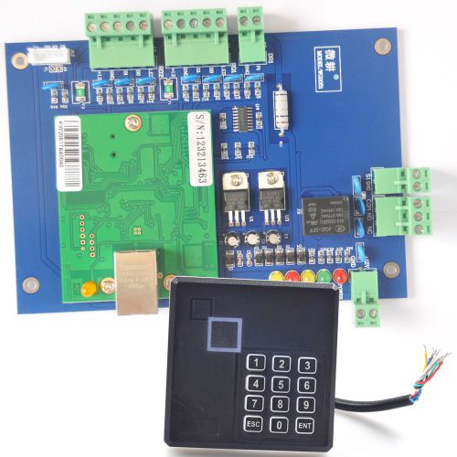 Network access control board panel wg26 single door rfid reader password keypad for sale