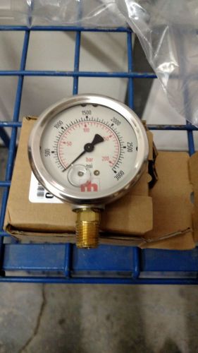 RH  Pressure Gauge, 0 to 3000 psi