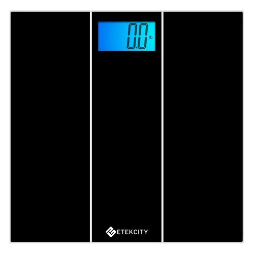 Etekcity digital body weight scale, tempered glass, 400 pounds for sale