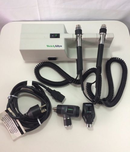 ~Welch Allyn 767 Transformer Macroview 23820 Ophthalmoscope 11720 Diagnostic Set