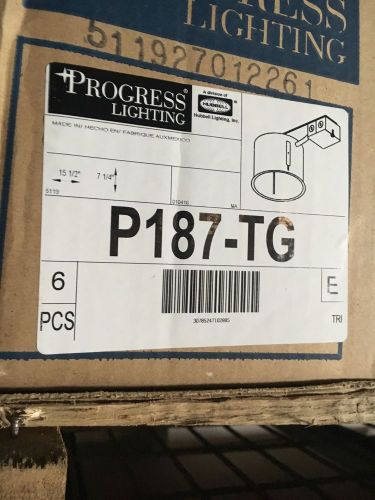 Progress lighting p87 lot of 6 can lights - recessed - full box for sale