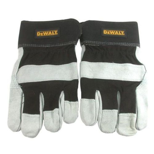 Dewalt leather palm work gloves size large glove dpg41 for sale