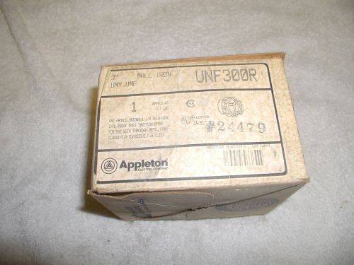 Appleton UNF300R Female Union, Hazardous Location, Malleable Iron, 3&#034;