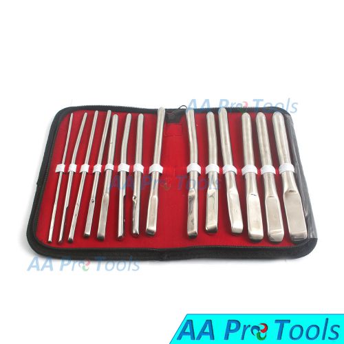 AA Pro: Hegar Uterine Dilator Set of 14 single ended 4mm to 17mm OB/Gyn Instrume