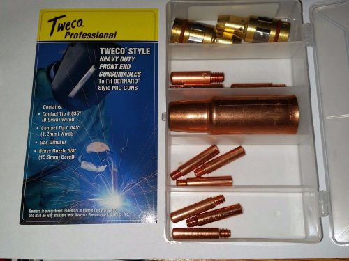 Tweco heavy duty consumables to fit bernard style mig guns for sale