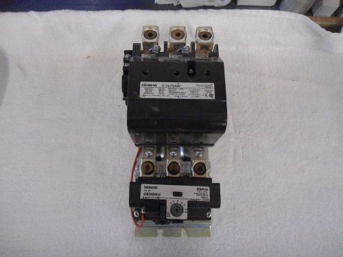 SIEMENS Size 4 Starter   600V   135A    14JT†32A   with 67-135A Overload Relay