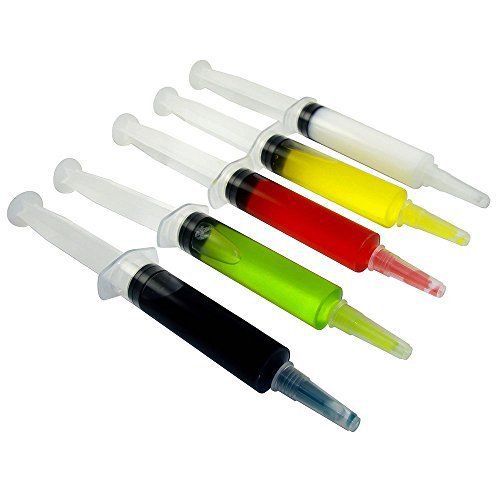 25 pack ez-inject jello shot syringes combo kit includes tray/racking stand... for sale