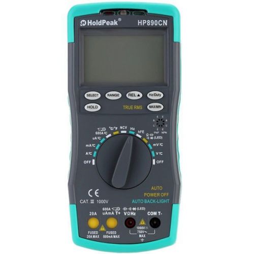 Digital multimeter Detector Voltage Current Meter Resistance Diode Capaticance