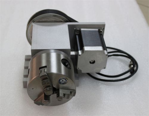 CNC Router Rotational Rotary Axis4th axis 3 Jaw 100mm Ratio 4:1 for CNC Machine