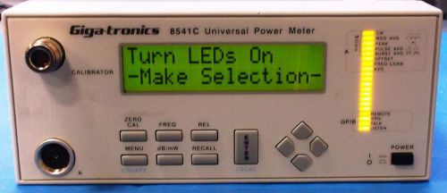 Giga-tronics 8541c universal rf power meter with option 01 tested meter only for sale
