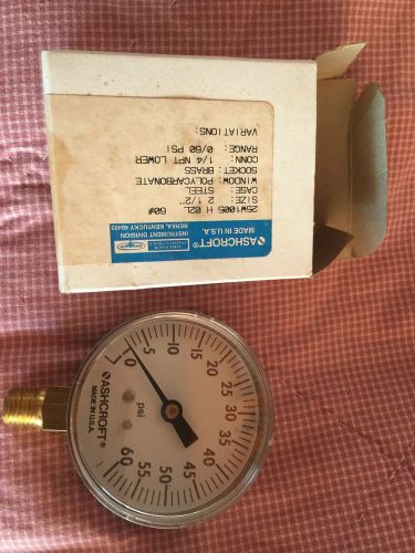 Ashcroft Low Pressure Gauge