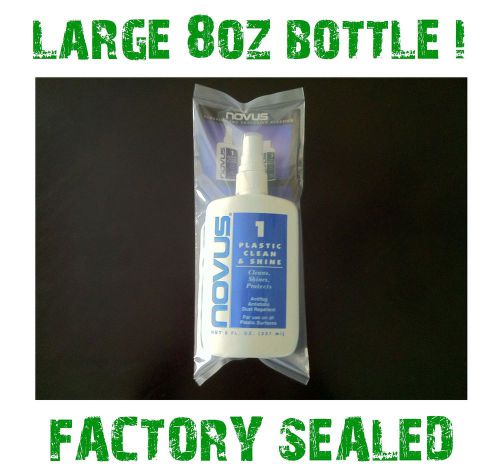 Novus plastic polish step #1 8 oz bottle cleaner 8oz 1 for sale