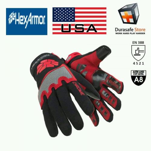 Heavy duty cut resistant hexarmor gloves S,M,L,XL available