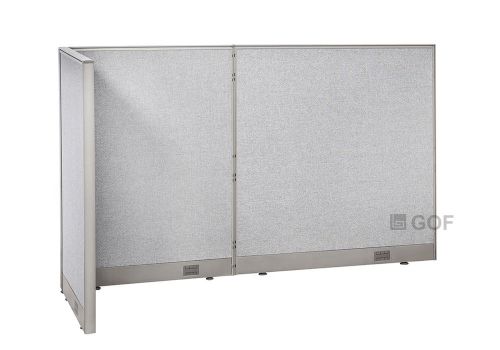 GOF L-Shaped Freestanding Partition 30Dx84Wx48H /Office, Room Divider 2.5&#039;x7&#039;