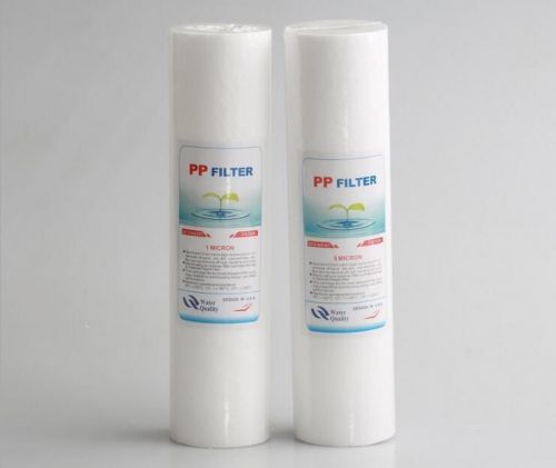 5pk of 1 micron beer filters fit 10&#034; house sediment water filter for sale