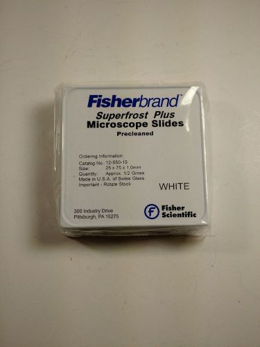 Superfrost Plus Fisherbrand Microscope Slides 12-550-15