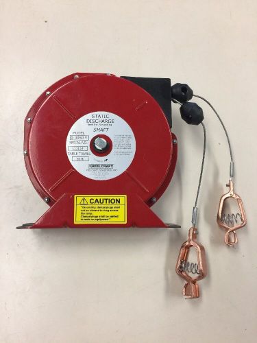 Reelcraft G 3050 Y Static Discharge Grounding Reel 50ft. With Cable Y clip