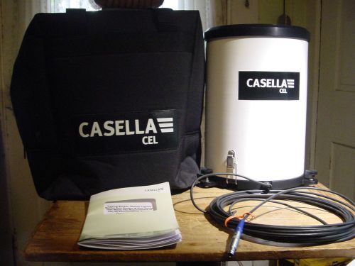 NEW CASELLA CEL TIPPING RAIN BUCKET GAUGE WITH SOFT SIDED CARRYING CASE &amp; CABLE