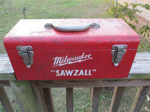 VINTAGE MILWAUKEE SAWZALL ELECTRIC SAW CAT# 6510, 4.0 Amps Orig Box tested V /G+