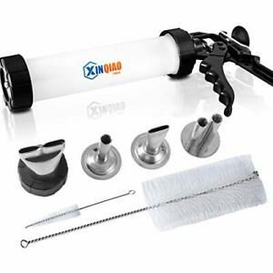 Pro Model Plus Jerky Gun - 1.5 LBS With Stainless Steel Nozzles &amp; 2 Brushes