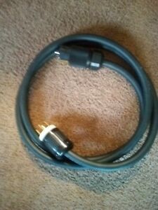 10&#039; Long 50 Amp CS6364L Twist Lock  6 AWG 4 Conductor Cable 125/250V