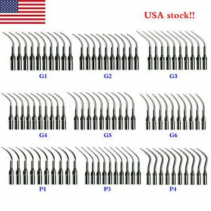 10 Scaling Perio Dental Ultrasonic Scaler Tips for EMS Woodpecker Handpiece F4