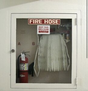 Hose Cabinet (3) Separate Brand New!! Larsen Fully Recessed Fire Hose Cabinet