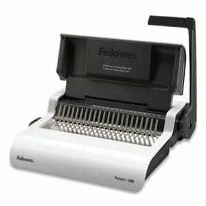 Fellowes Pulsar Manual Comb Binding System, 300 Sheets, White (FEL5006801)