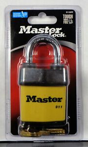 Master Lock 911 Weather Resistant with 2 Keys NEW