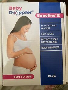 Baby Doppler Sonoline B Fetal Doppler in Blue with 3MHz Doppler Probe
