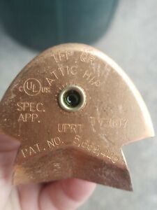TYCO TY3187 Attic HIP Brass Upright TFP QR 200*F/93*C Sprinkler Head, lot of 36