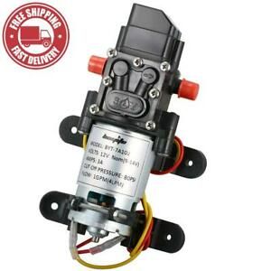 bayite 12V DC Fresh Water Pressure Diaphragm Pump with Hose Clamps Self Priming