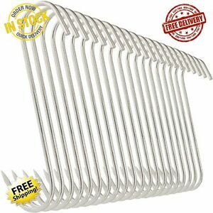 Meat Hooks Stainless Steel Butcher Processing High Quality White Color Polished