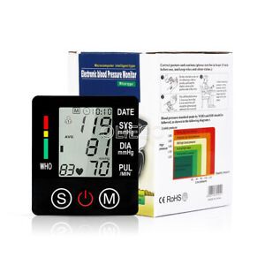 Electric Automatic Blood Pressure Wrist LCD Digital Display Screen Health Care