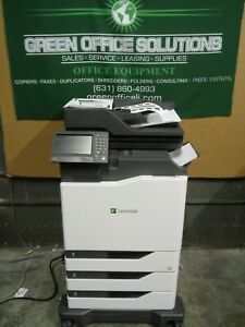 LEXMARK XC6152 COLOR COPIER NETWORK PRINT SCAN STAPLER with SERVICE WARRANTY