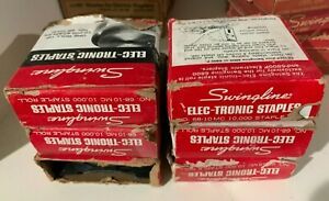 Vintage Swingline 68 Elec-Tronic  Staples 6 boxes
