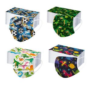 Disposal Face Masks with Designs Kids (1) Pack  - 4 Designs - 10 Masks