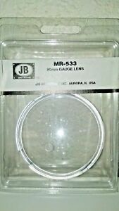 JB GAUGE COVER, &#034;SNAP-ON&#034; 80mm GAUGE LENS, MR-533, WITH ADJUSTMENT PLUG
