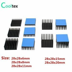 28x28mm Aluminum Heatsink Heat Sink Radiator For Electronic Chip integrated circ