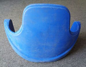(1) FRONT BLUE MOTOR COVER FOR CLARKE ENCORE 28, 33, 32409B, USED