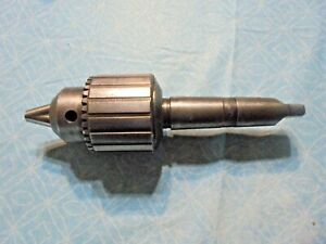 Jacobs No.18N 1/8&#034;-3/4&#034; Capacity Heavy Duty Ball Bearing Chuck W/Jacobs #4 Shank